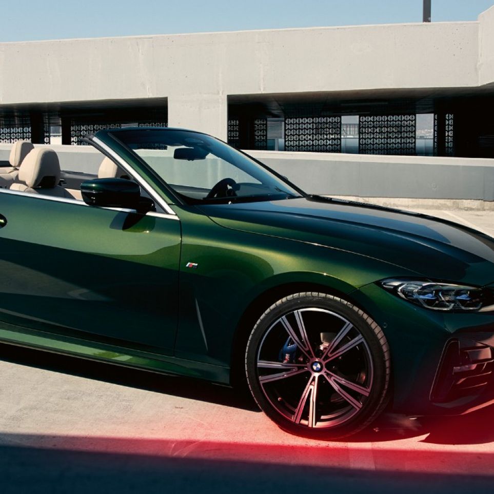The design of the BMW 4 Series Convertible.