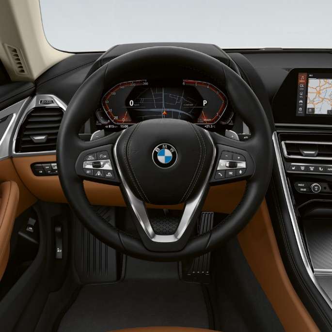 Interior trim finishers Aluminium 'Mesh effect' dark. G15 BMW 8 Series Coupé, Cockpit, Interior trim finishers Aluminium 'Mesh effect' dark. G15