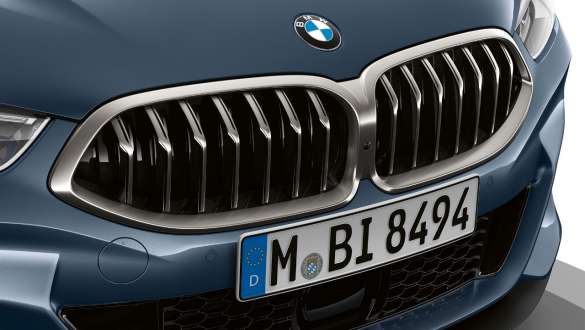 kidney grille slats and Air Breather insert. G15 BMW 8 Series Coupé, focus front, kidney grille slats and Air Breather. G15