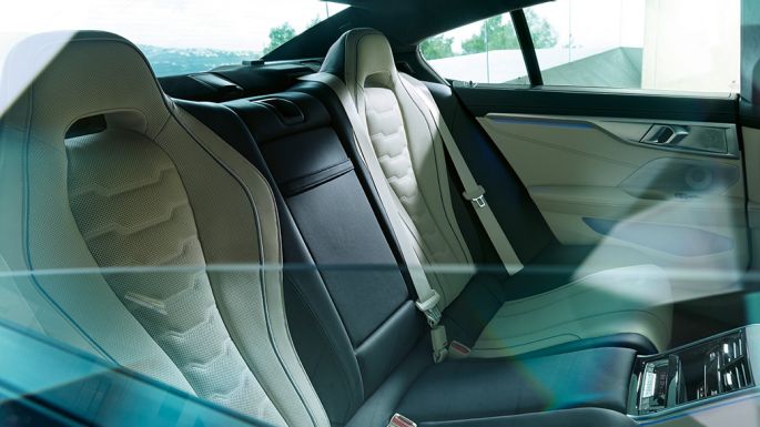 Interior design rear G16 BMW 8 Series Gran Coupé, interior design rear G16