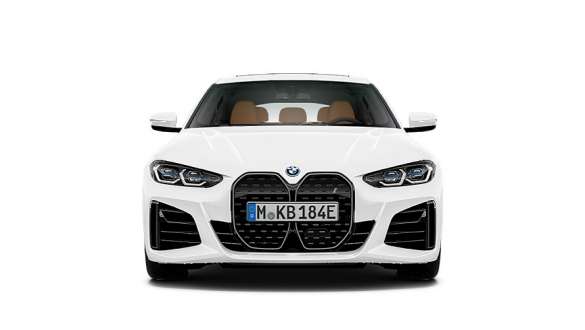 BMW i4 eDrive40 G26 2021 Mineral White front view  BMW i4 eDrive40 G26 2021 Mineral White front view