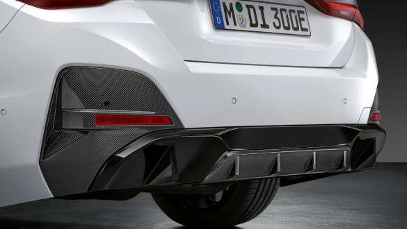 M Performance rear diffuser in carbon fibre BMW i4 eDrive40 G26 2021
