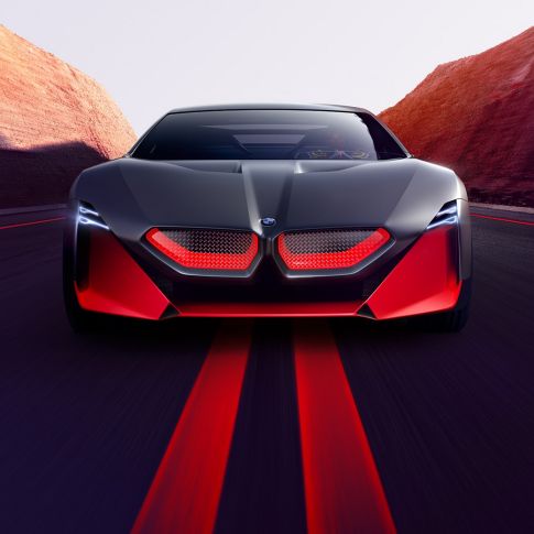 BMW Vision M NEXT, front view BMW Vision M NEXT, front view, driving