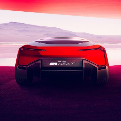 BMW Vision M NEXT, rear view BMW Vision M NEXT, rear view, BMW M1