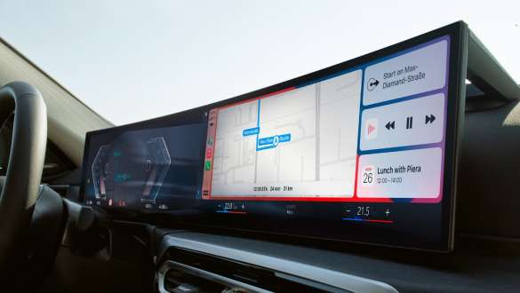 Smartphone Integration with Apple CarPlay© Smartphone Integration with Apple CarPlay© from BMW ConnectedDrive Control Display