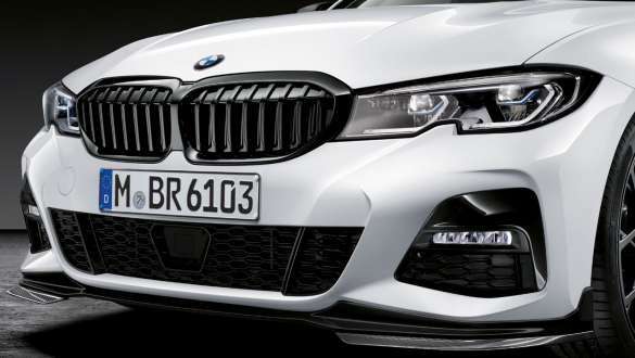 M kidney grille Black high-gloss, close-up M kidney grille Black high-gloss, close-up