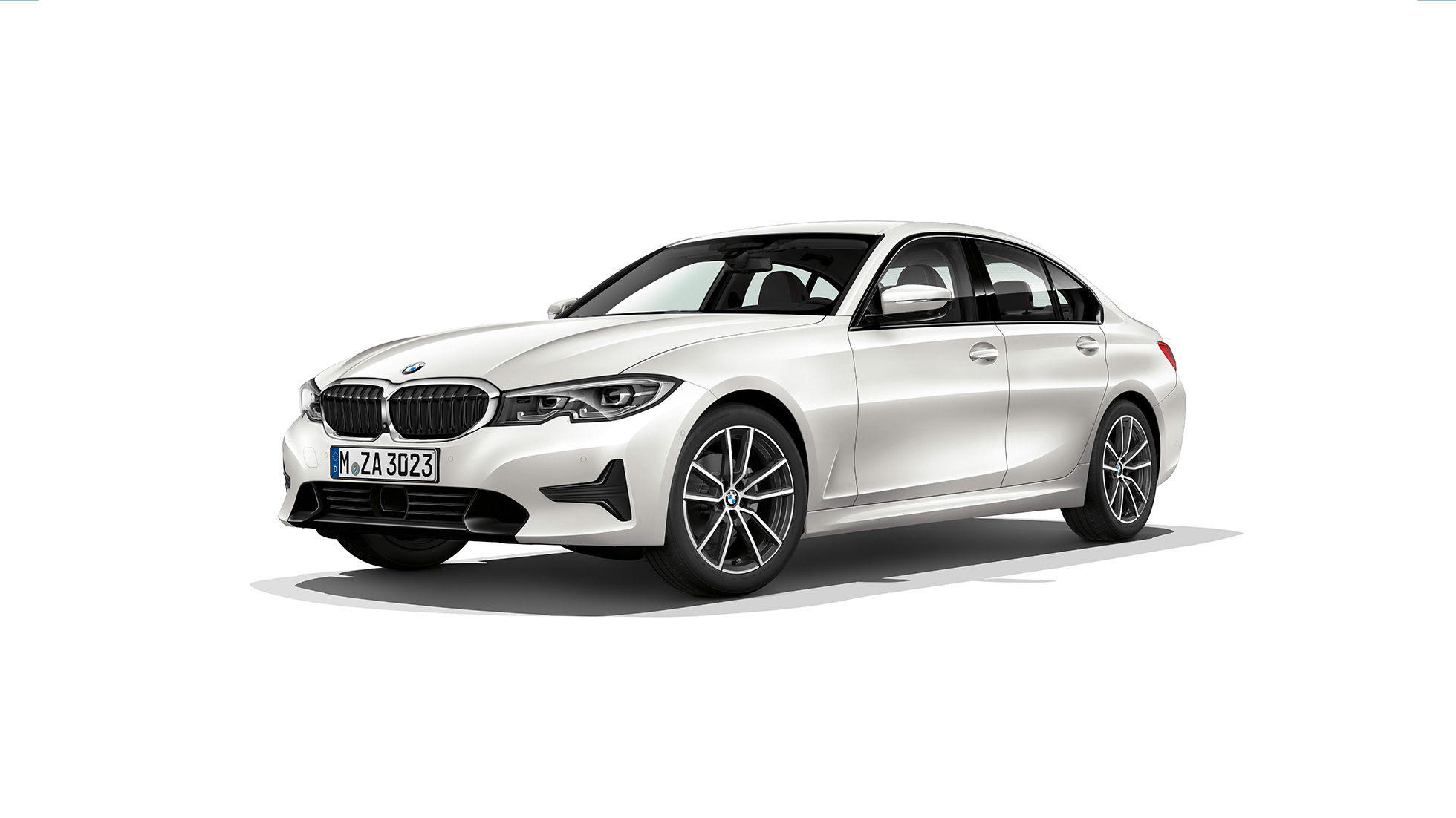 BMW 3 Series Sedan, Model Sport Line. G20 Side still shot of BMW 3 Series Sedan as Model Sport Line.,Side still shot of BMW 3 Series Sedan as Model Sport Line. G20