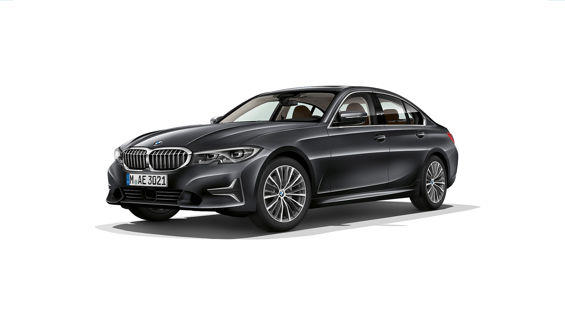 BMW 3 Series Sedan, Model Luxury Line. G20 Side still shot of BMW 3 Series Sedan as Model Luxury Line. G20