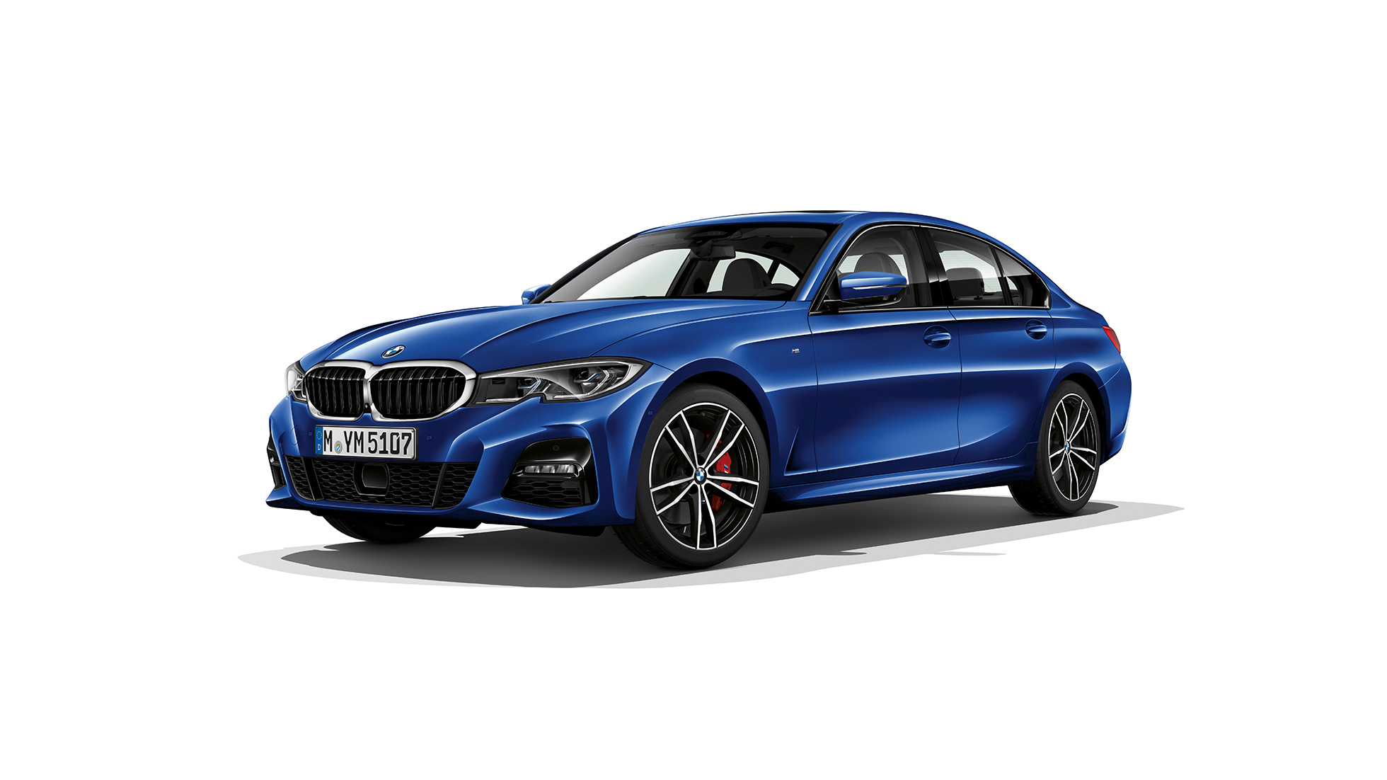 BMW 3 Series Sedan, Model M Sport. G20 Side still shot of BMW 3 Series Sedan as Model M Sport. G20