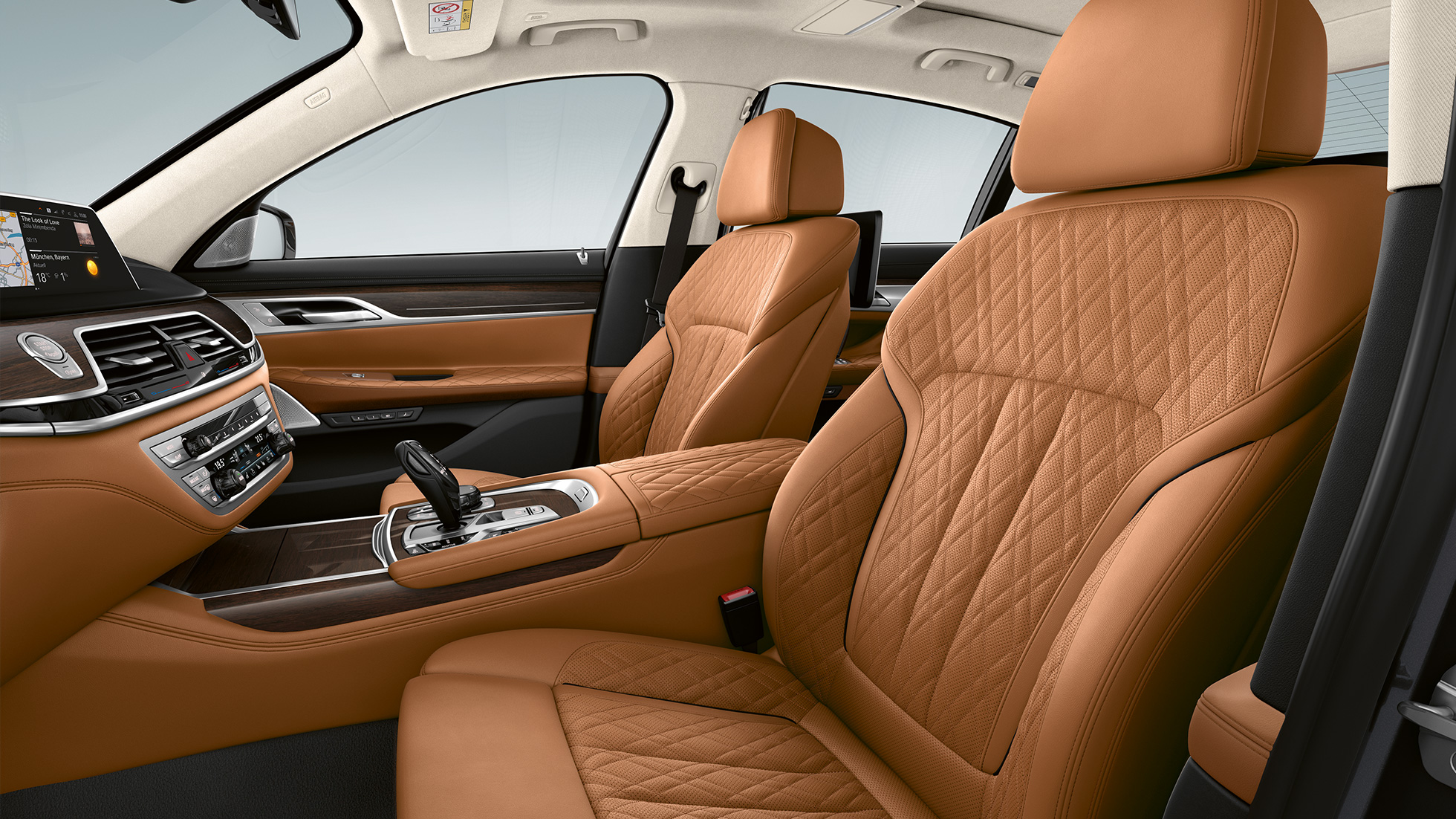 BMW 7 Series Sedan Design with Exterior Design Pure Excellence, leather upholstery G11 BMW 7 Series Sedan with Exterior Design Pure Excellence, Nappa leather upholstery G11