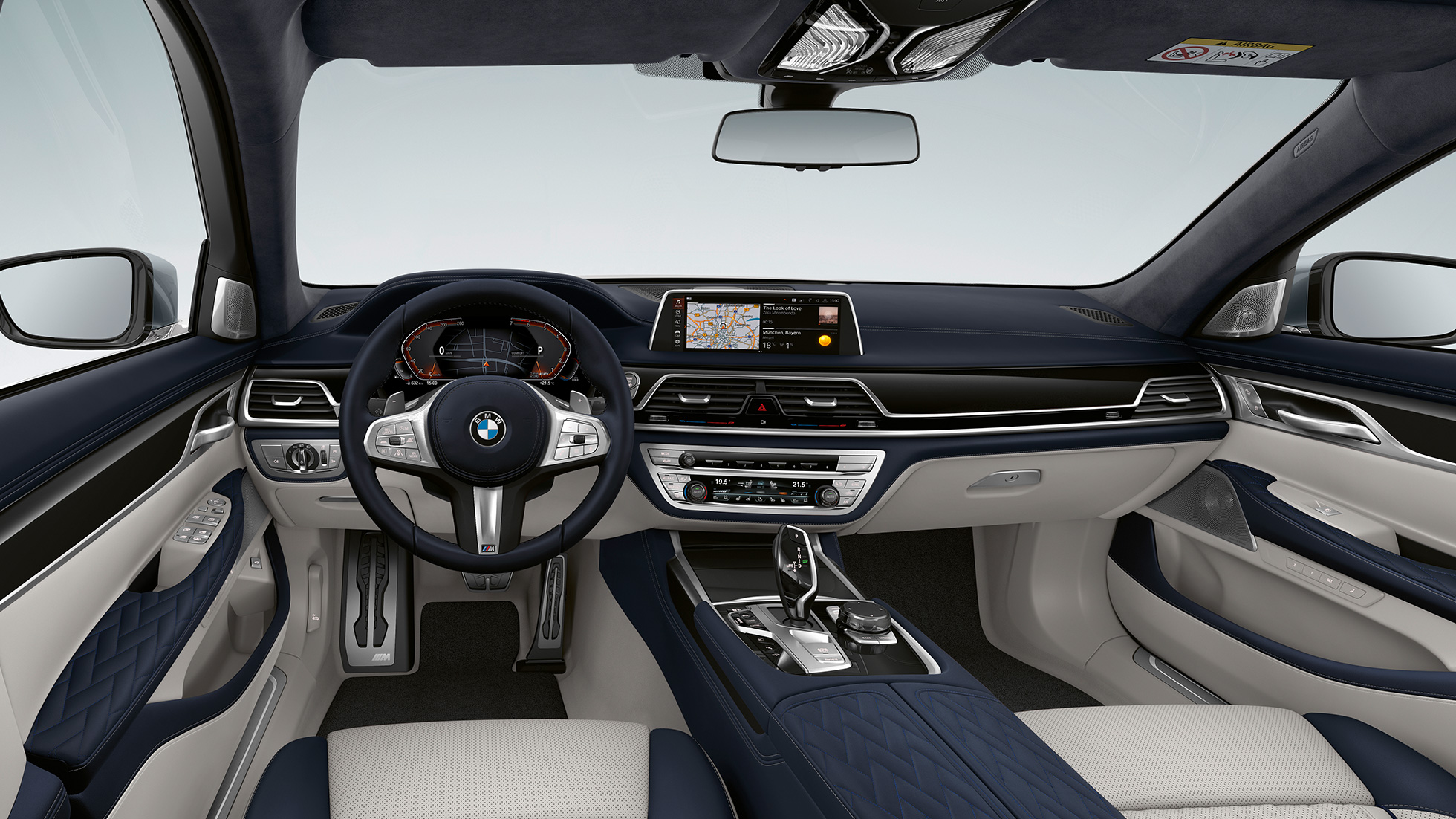 BMW 7 Series Sedan M Sport package, interior G11 BMW 7 Series Sedan M Sport package interior G11