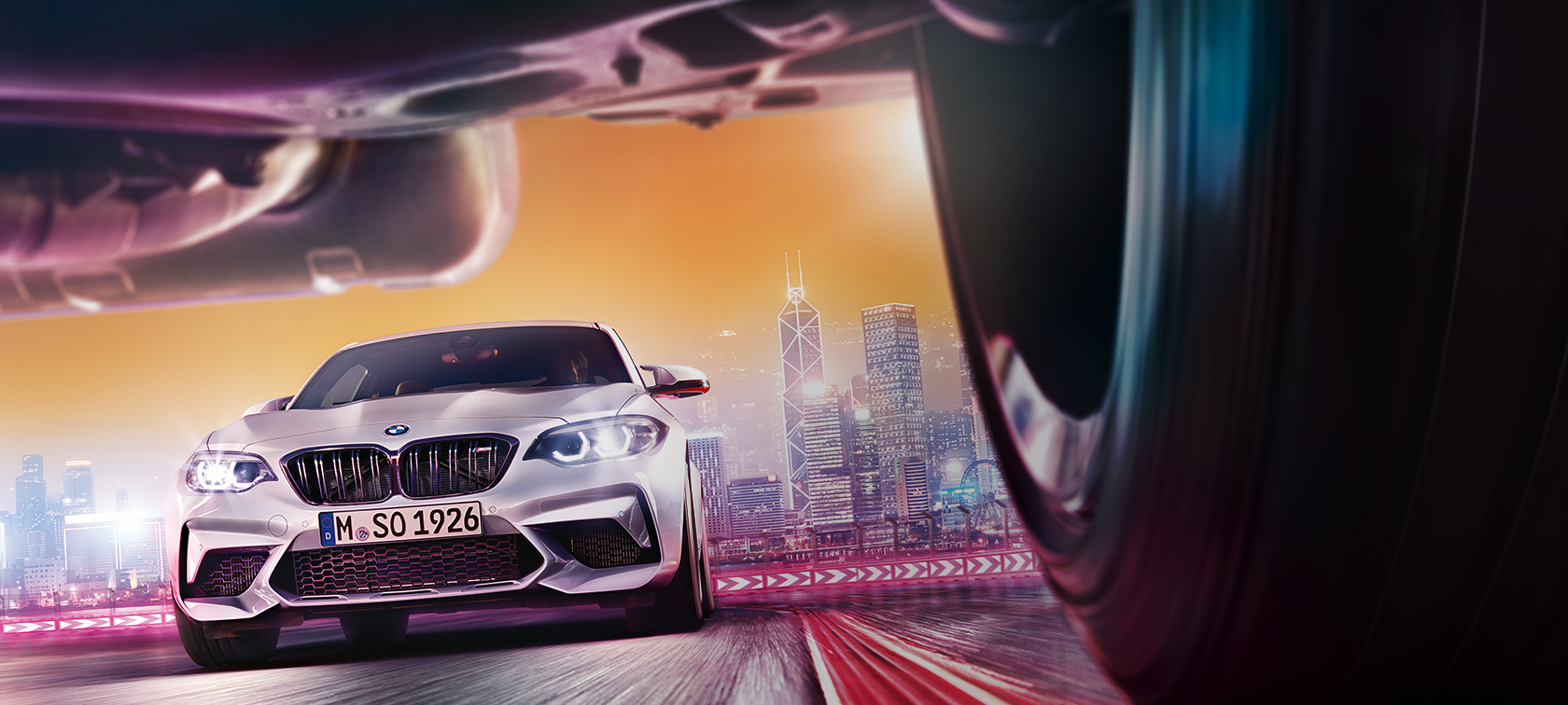 BMW M2 Competition F87 BMW M2 Competition F87 2018 Hockenheim Silver metallic front view