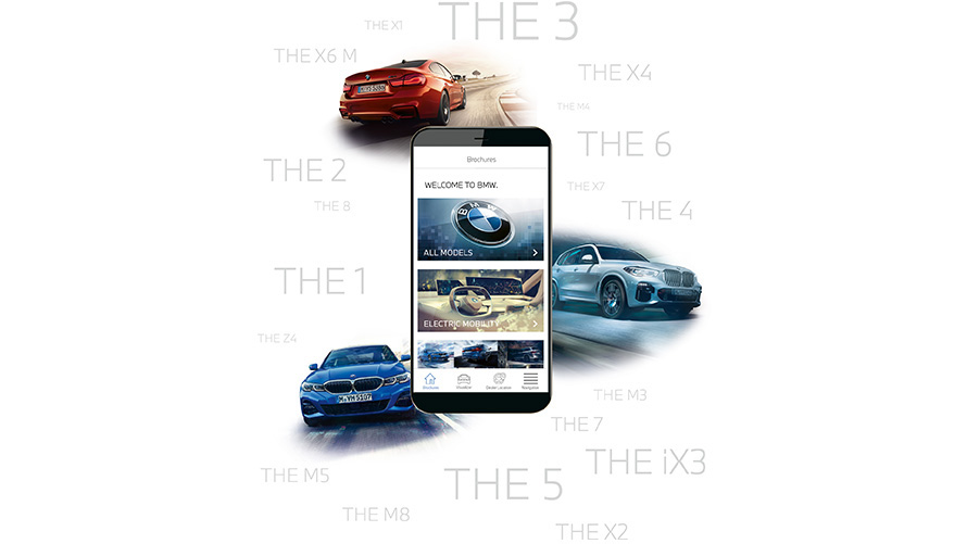 BMW Catalogue App BMW 4 Series Coupé M Automobiles G82 G22 2020 BMW Brochure App