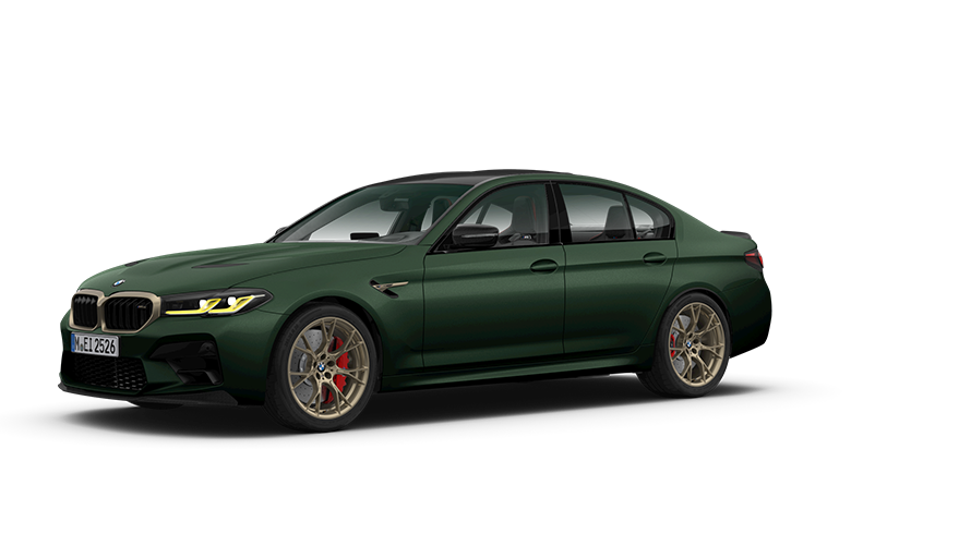 BMW 5 Series Sedan M Automobile (G30) Three-quarter front view standing BMW 5 Series Sedan M Automobile (G30) Three-quarter front view standing