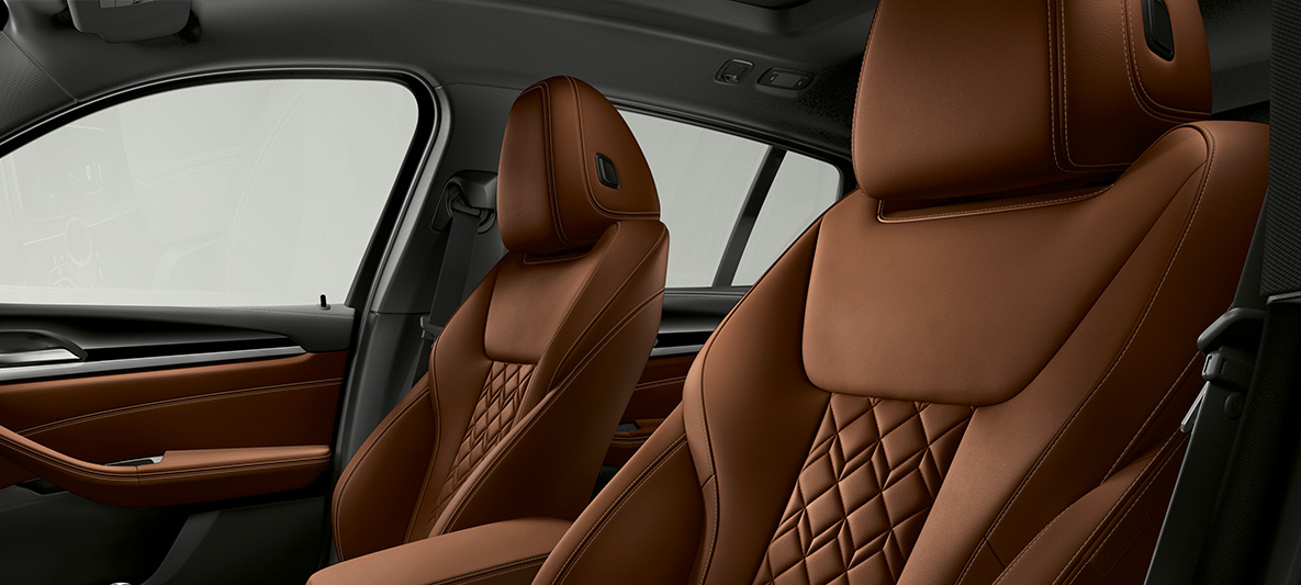 BMW Individual extended leather trim 'Merino' Tartufo BMW X4 G02 BMW Individual extended leather trim 'Merino' Tartufo BMW X4 G02 2018 interior
