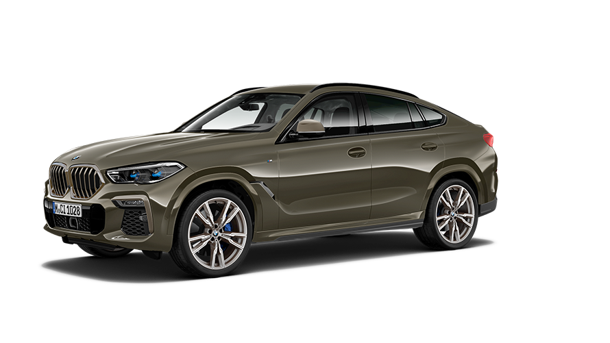 BMW X Series BMW X6 G06 three-quarter side view