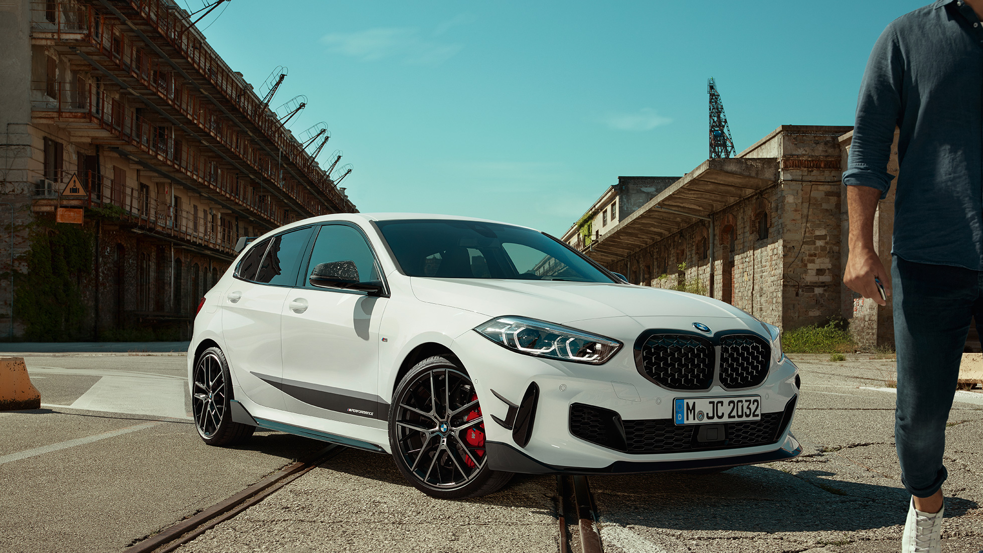 BMW 1 Series BMW M135i xDrive F40 M Performance BMW 1 Series BMW M135i xDrive F40 M Performance three-quarter front view
