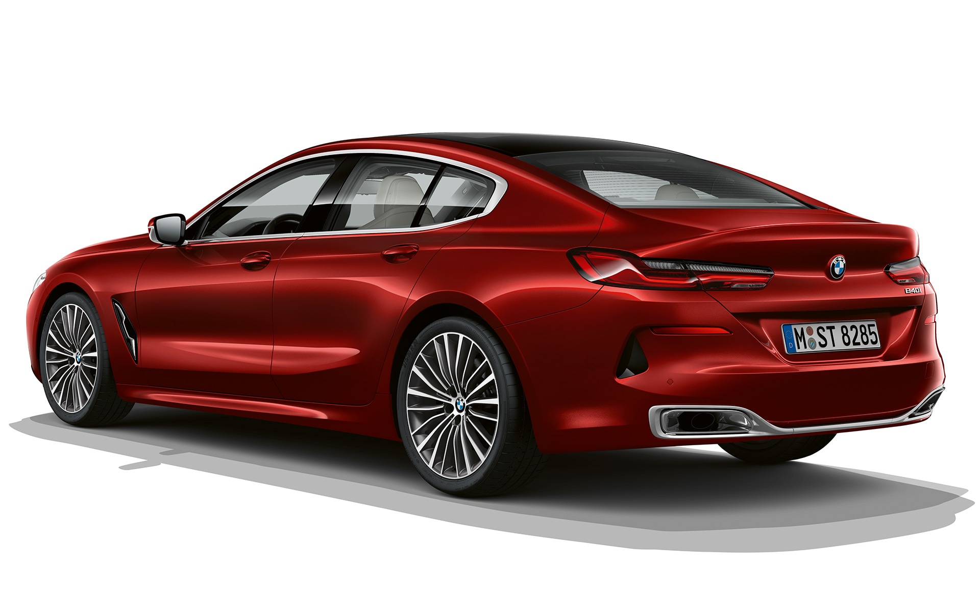 Impulsive Heat three quarter rear shot G16 BMW 8 Series Gran Coupé, Impulsive Heat three quarter rear shot G16